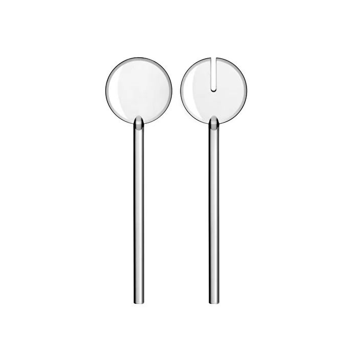 Guzzini Tiffany 2pc salad servers clear 0958.0100