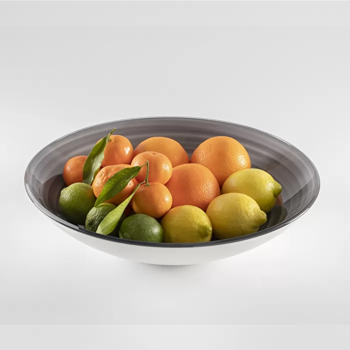 Guzzini Twist centerpiece/bowl Ø37x8.5 sky grey