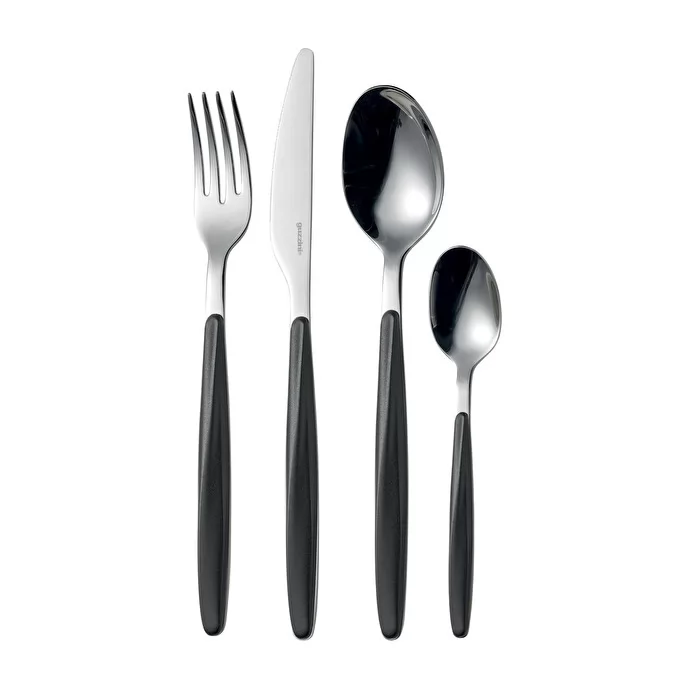 Guzzini My Fusion 24-pc cutlery set black