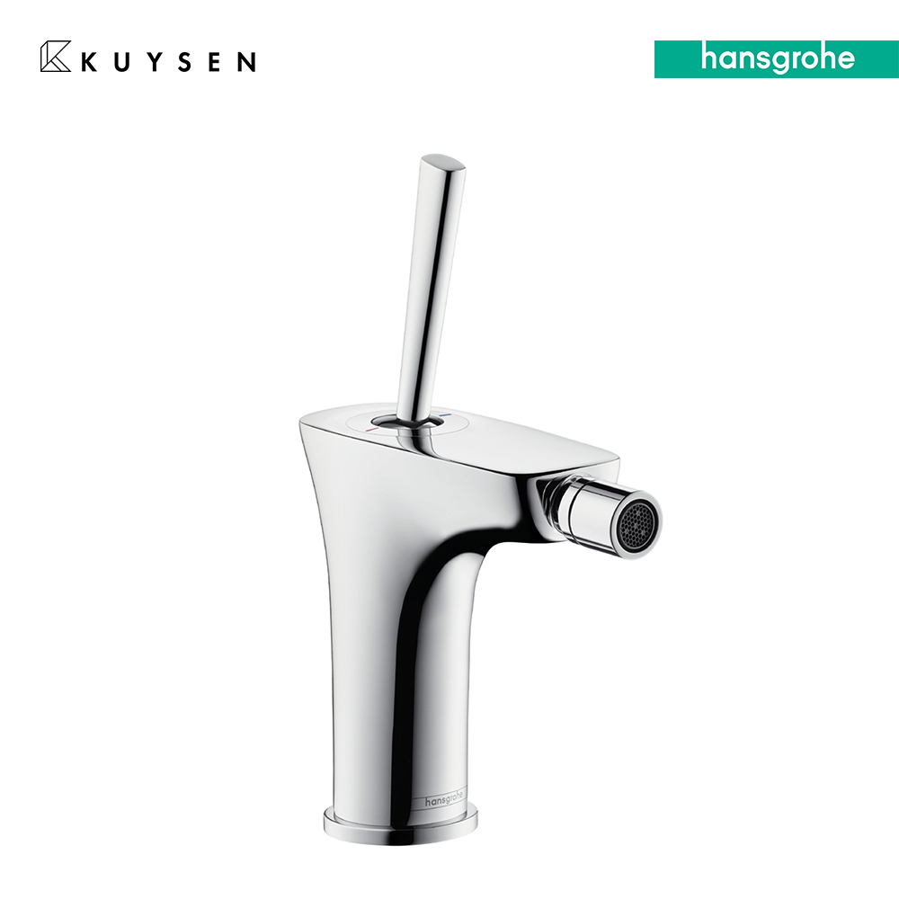 Hansgrohe Pura Vida Bidet mixer with push-open waste set 15270.000