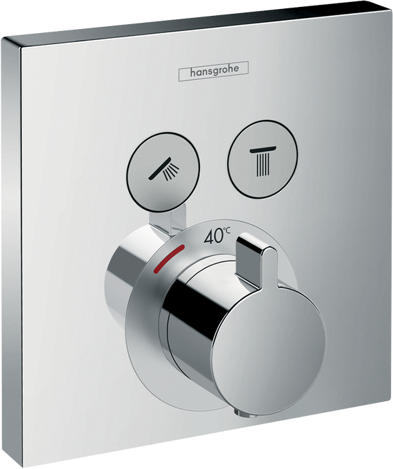 Hansgrohe ShowerSelect thermostat 2 functions 15763.007