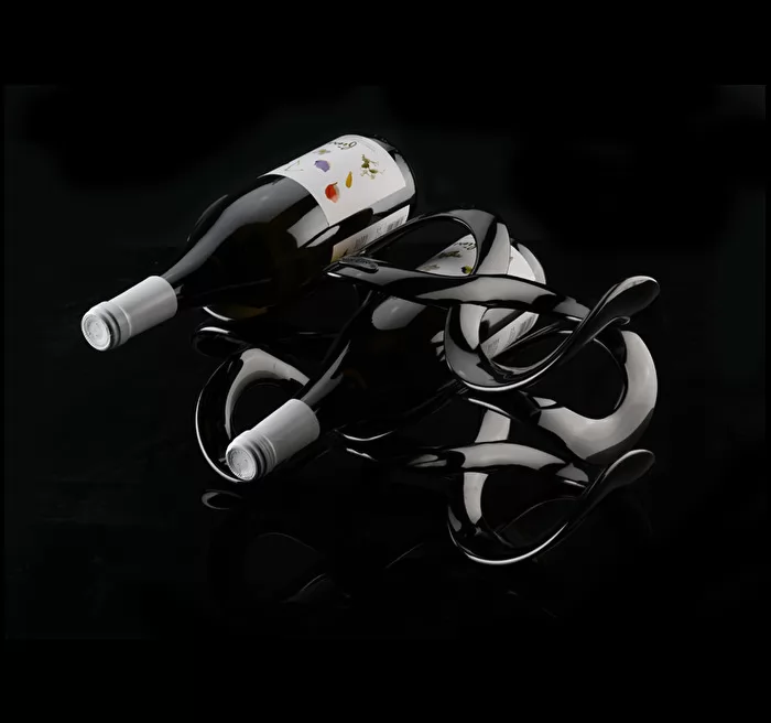 Guzzini Cuvee bottle holder black