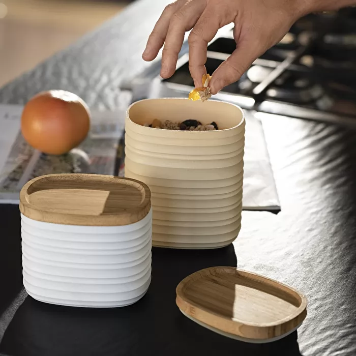 Guzzini Tierra M storage jar 12.3x9.4x15 cm