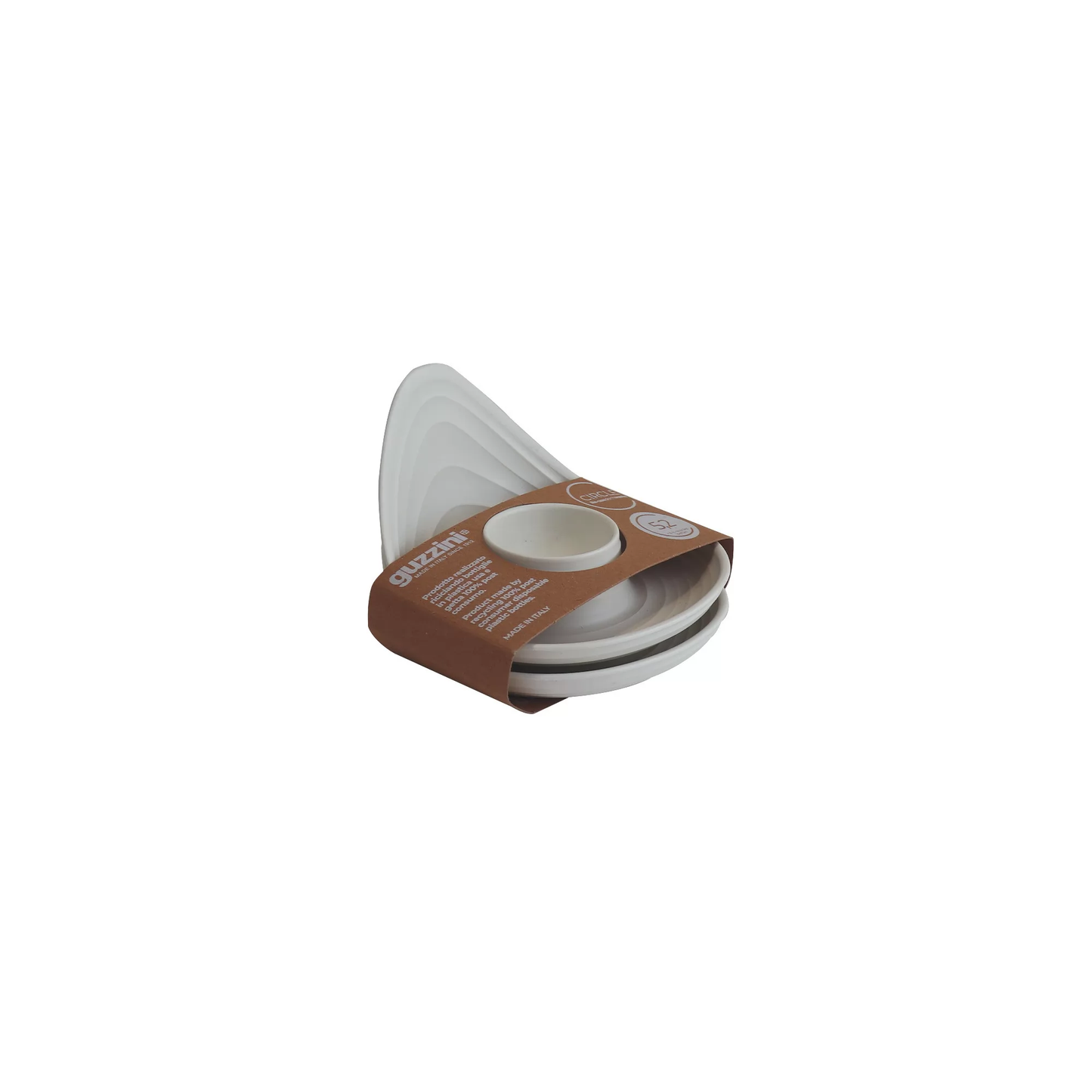 Guzzini Tierra set of 2 egg cups milk white