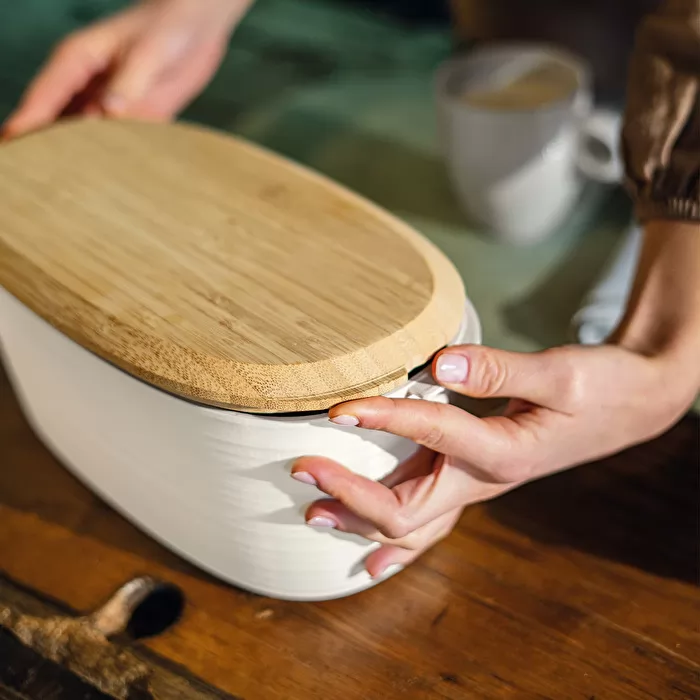 Guzzini Tierra bread bin 31.5x16.4x12.9 cm