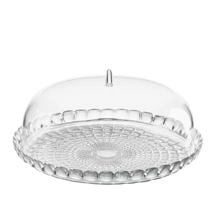 Guzzini Tiffany cake serving set Ø36x14 clear