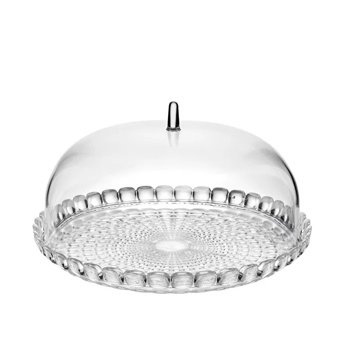 Guzzini Tiffany cake serving set 30x16 cm clear