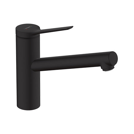 Hansgrohe Zesis M33 sink mixer 150 1jet Matt Black 74802.670