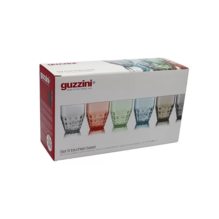 Guzzini Tiffany set of 6 tumblers Ø8.5x9.5