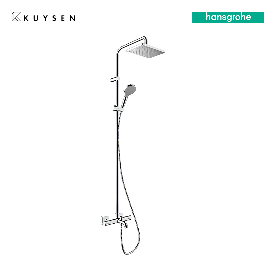 Hansgrohe VERNIS SHAPE Shower pipe 230 1jet with bath thermostat 26284.007