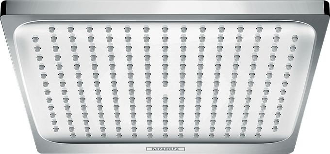 Hansgrohe Crometta E240 1jet overhead shower 26727.007 with 27467.000 ceiling connector