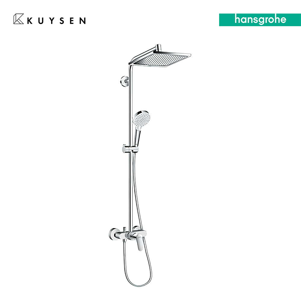 Hansgrohe Crometta E showerpipe 240 1 lever mxr 27284.000