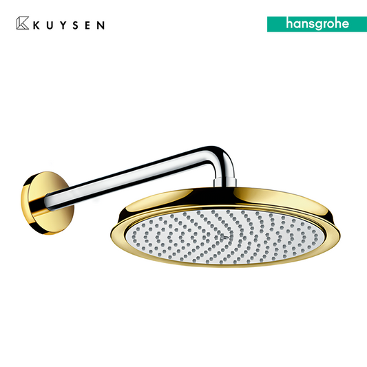 Hansgrohe Raindance Classic 240 1 jet overhead shower with wall arm 27424.090