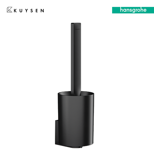 Hansgrohe Wallstoris toilet brush holder black 27927.670