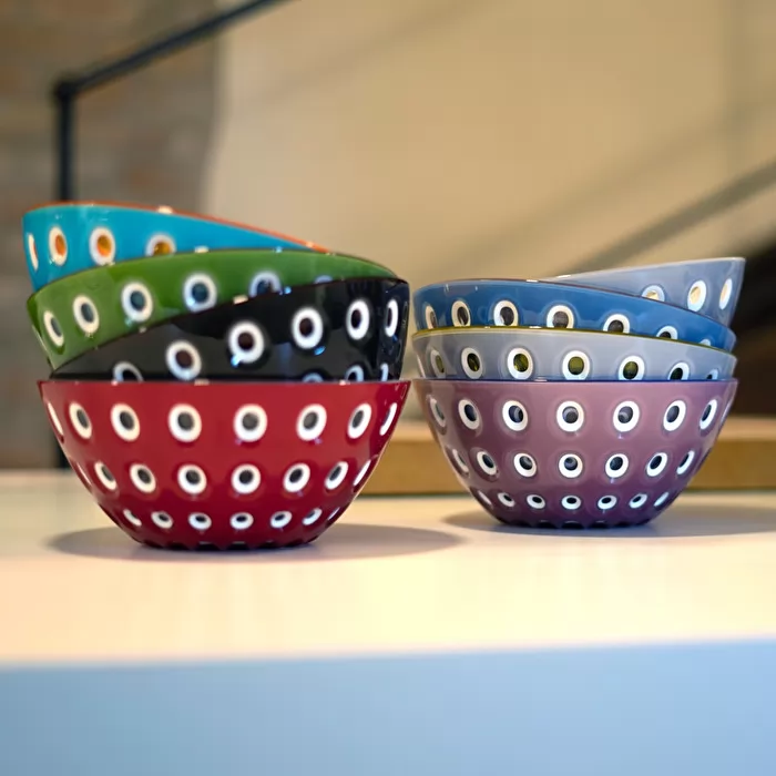 Guzzini Le Murrine bowl ø20 sand/white/green