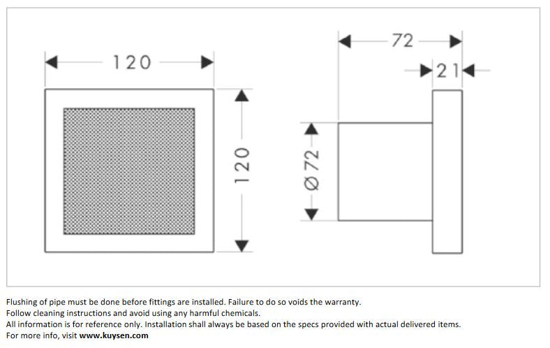 Axor Loudspeaker module, Chrome,  40874.000.