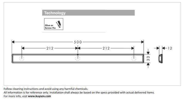 Hansgrohe Wallstoris wall bar 500 matt white 27902.700