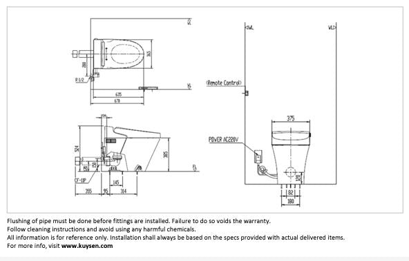 Inax Satis S Integrated Spalet S618P