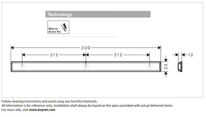 Hansgrohe Wallstoris wall bar 500mm matt black 27902.670