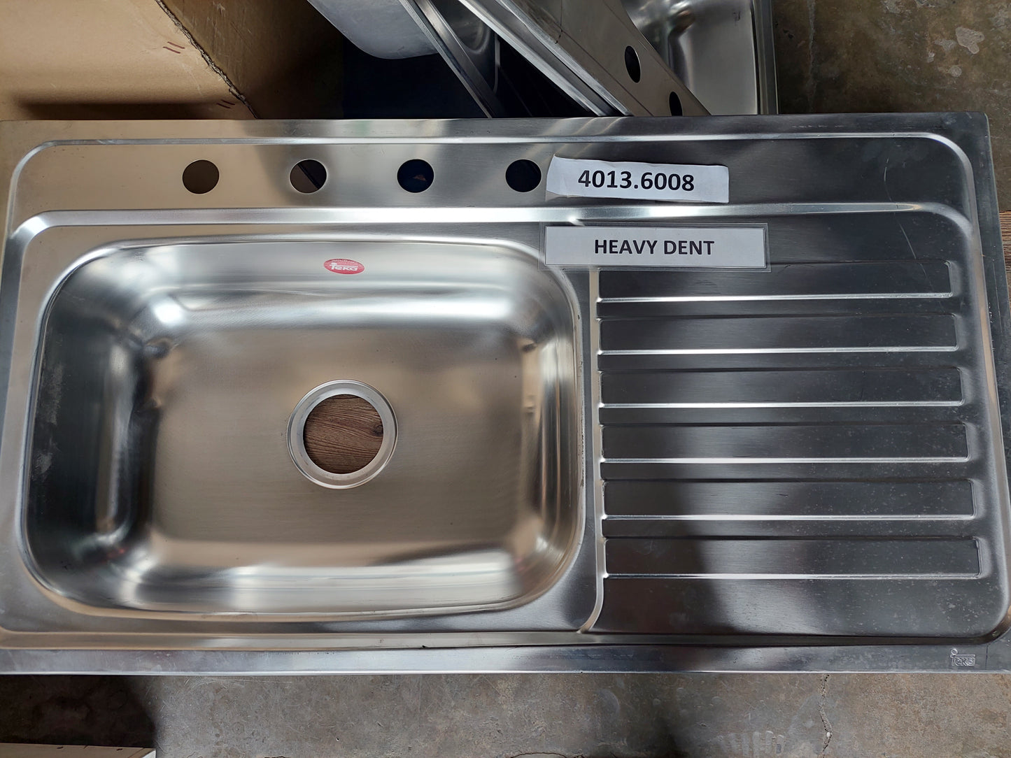 CLEARANCE SALE - TEKA America 950.510.1B.RD.4H Inlay Sink 4013.6008
