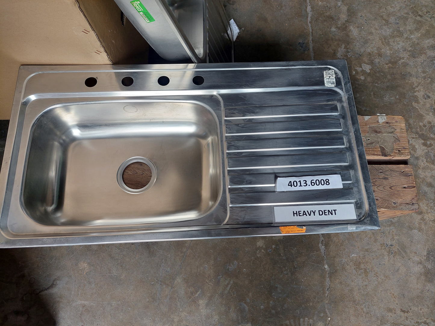 CLEARANCE SALE - TEKA America 950.510.1B.RD.4H Inlay Sink 4013.6008
