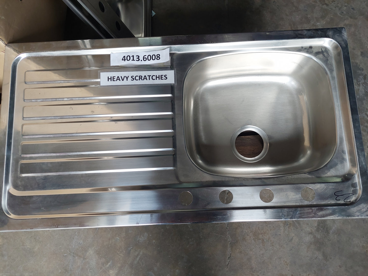 CLEARANCE SALE - TEKA America 950.510.1B.RD.4H Inlay Sink 4013.6008