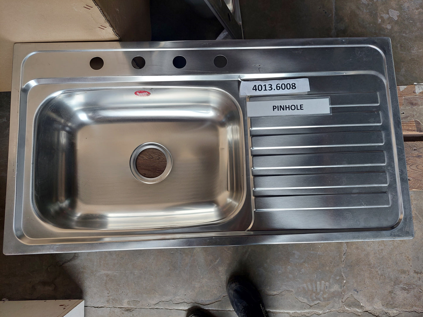 CLEARANCE SALE - TEKA America 950.510.1B.RD.4H Inlay Sink 4013.6008