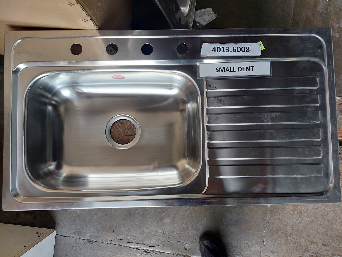 CLEARANCE SALE - TEKA America 950.510.1B.RD.4H Inlay Sink 4013.6008