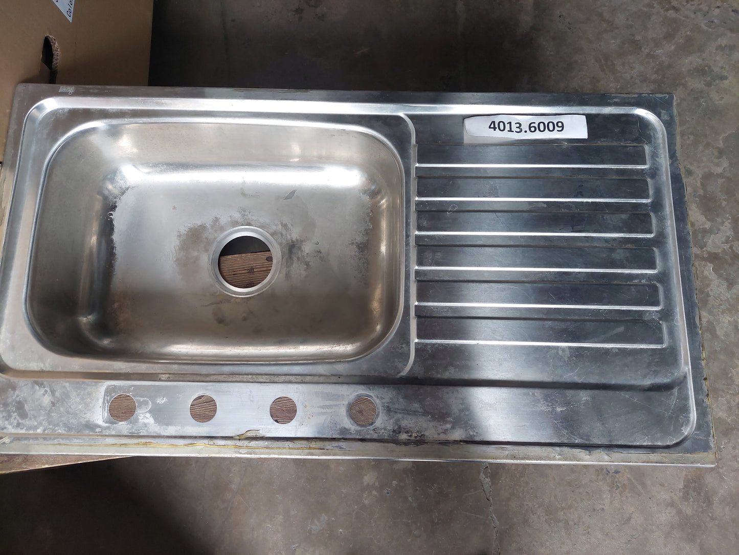 CLEARANCE SALE - TEKA America 950.510.1B.LD.4H Inlay Sink 4013.6009