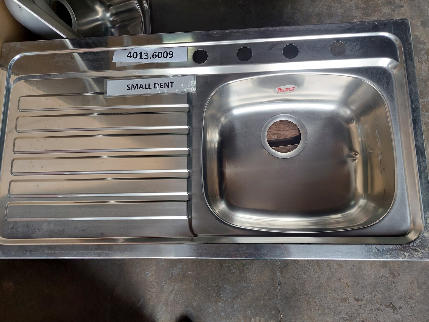CLEARANCE SALE - TEKA America 950.510.1B.LD.4H Inlay Sink 4013.6009