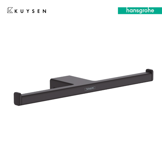 Hansgrohe AddStoris Double roll holder, Matt Black 41748.677