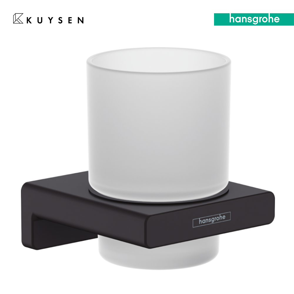 Hansgrohe AddStoris Toothbrush holder, Matt Black 41749.677