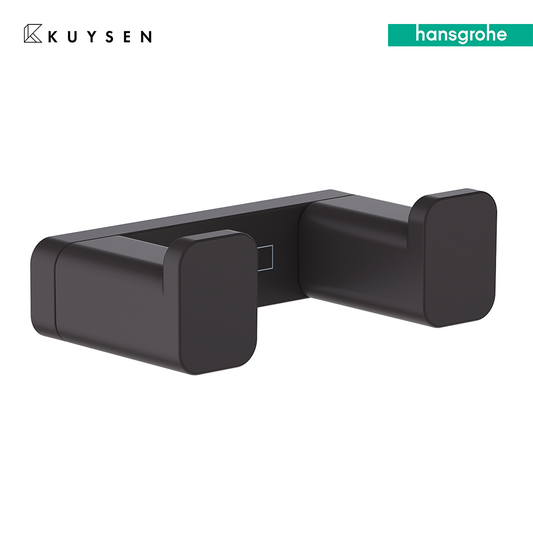Hansgrohe Addstoris Double hook Matt Black 41755.677