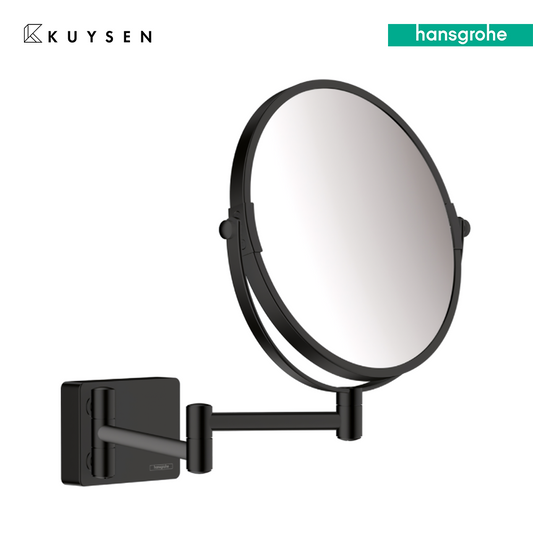 Hansgrohe AddStoris Shaving mirror, Matt Black 41791.677