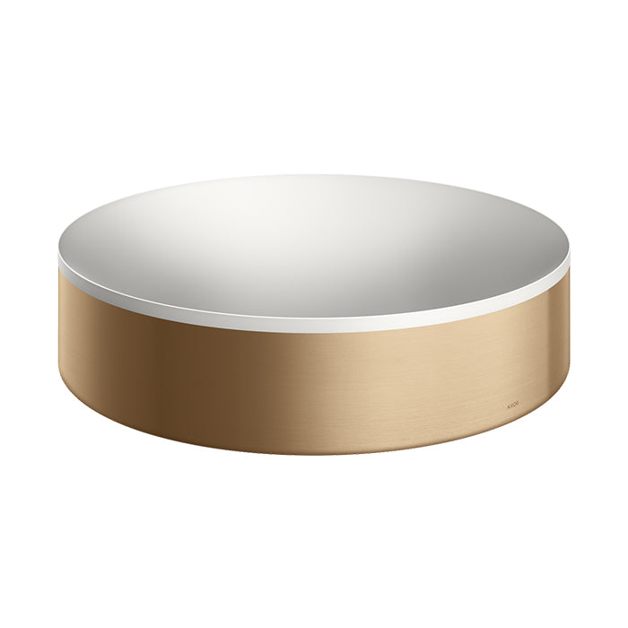 Axor Suite washbasin Ø400 without tap hole and overflow Brushed Bronze 42001.140