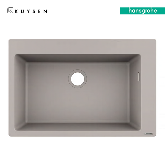 Hansgrohe SilicaTec Granite Sink  Built-in sink 660 43313.380