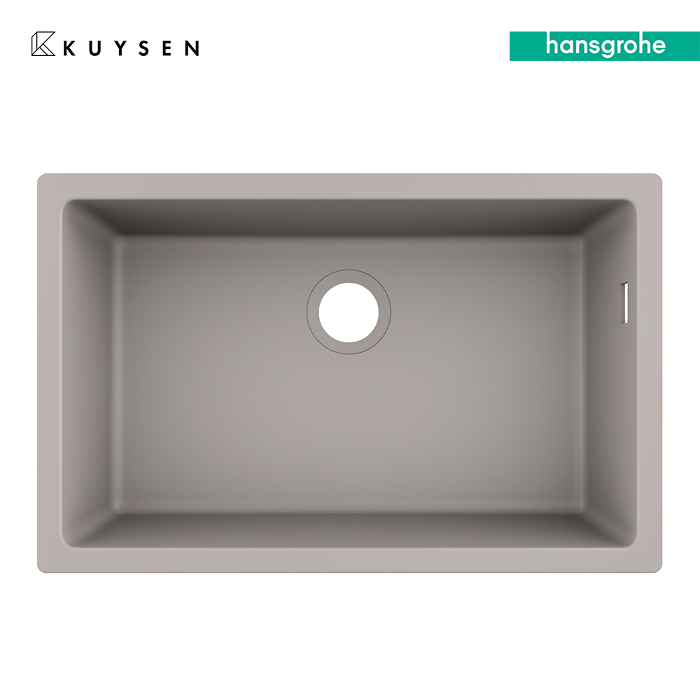 Hansgrohe SilicaTec Granite Sink 1 Bowl undermount sink 660 43432.380