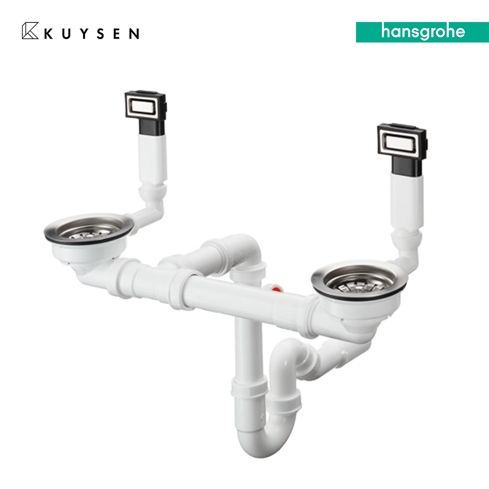 Hansgrohe Manual waste and overflow set for sink 370/370 43922.009