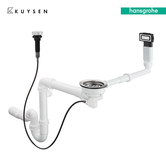 Hansgrohe Automatic waste and overflow set for sink 660 43931.009