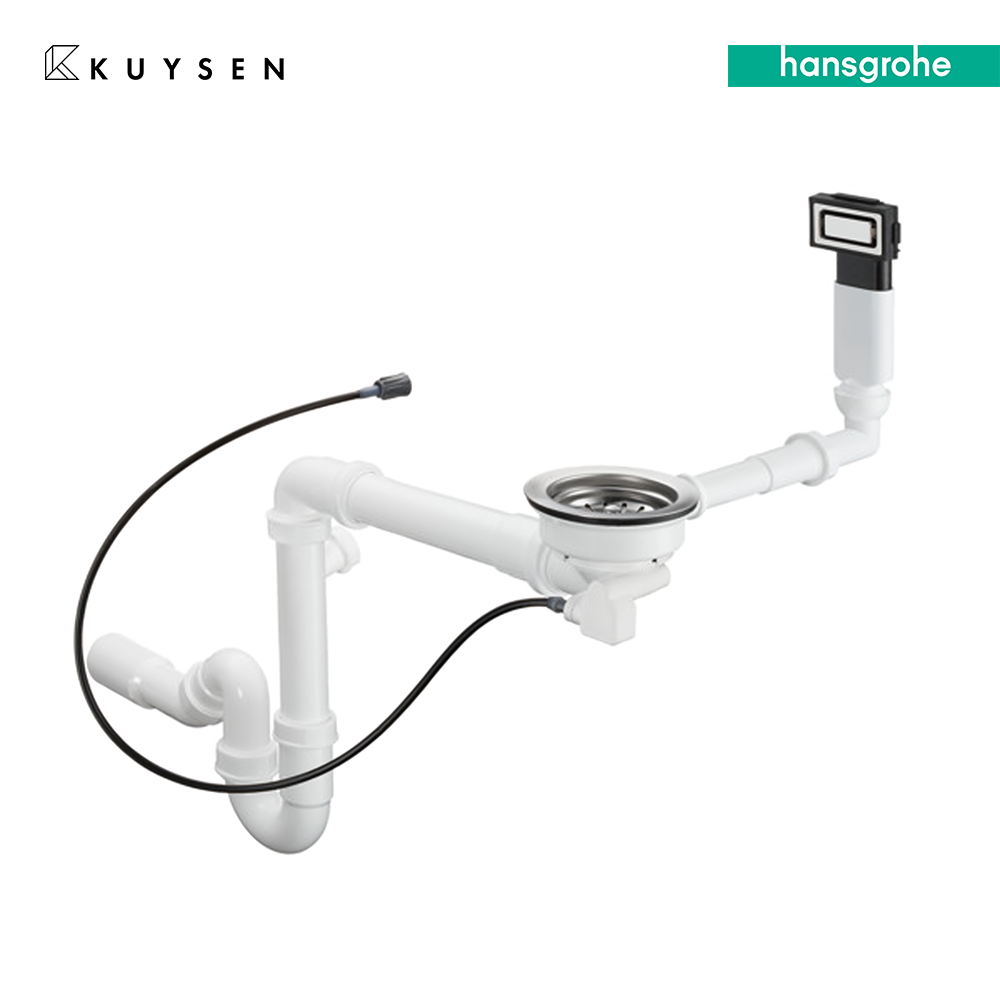 Hansgrohe Automatic waste and overflow set for sink 400/450 SELECT 43940.009