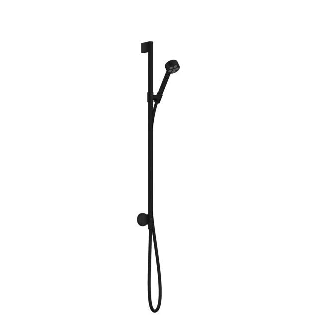 AXOR One shower set 75 1jet +wall connect Matt Black 48791.670