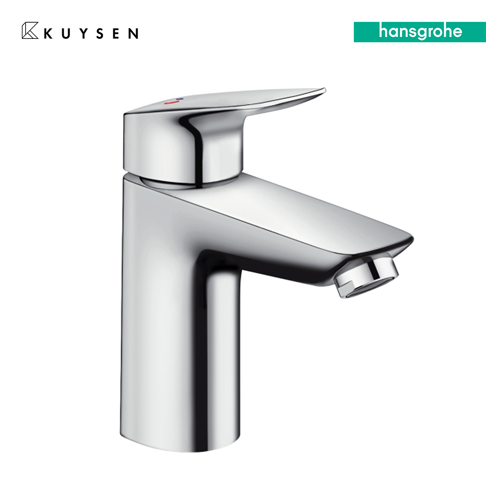 Hansgrohe Logis Basin mixer 100 CoolStart with pull rod waste set 71102.000