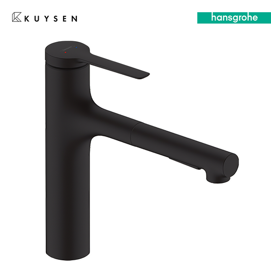 Hansgrohe Zesis M33 sink mixer 160 2jet Black 74804.670