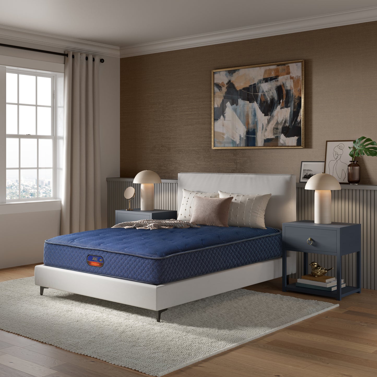 Simmons Anniversary Tight Top American Queen 152 x 203 x 25cm CEN52NF000J0 (FREE Ultrahuman Ring AIR®)