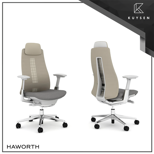 Haworth Fern Executive Office Chair Beach/Stone SEFNEM7‐ BCH/STO