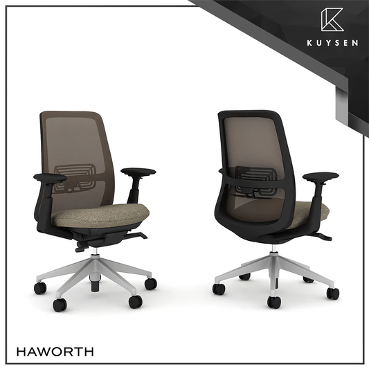 Haworth Soji Task Office Chair Clay/Oats/Black SESIT-XT003/0C005