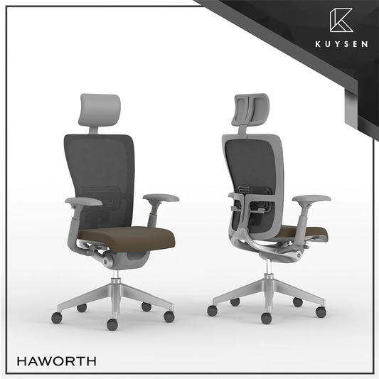 Haworth Zody Executive Office Chair Comfort/Jodhpurs SESZEM7-MA002/3A023