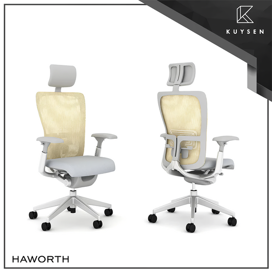 Haworth Zody Executive Office Chair Peaceful / Steel SESZEM7-MA008/3A039