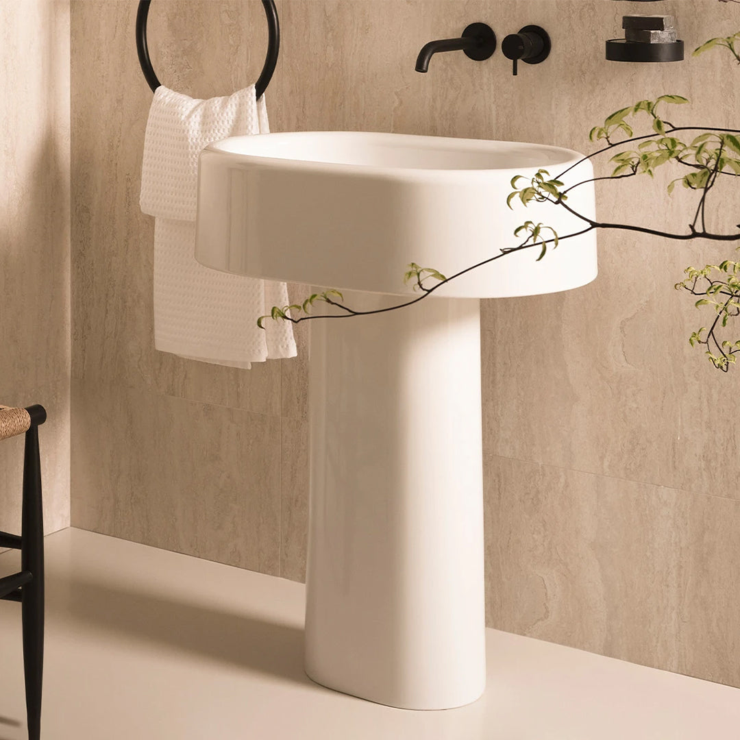 Cielo Itaca Pedestal Washbasin