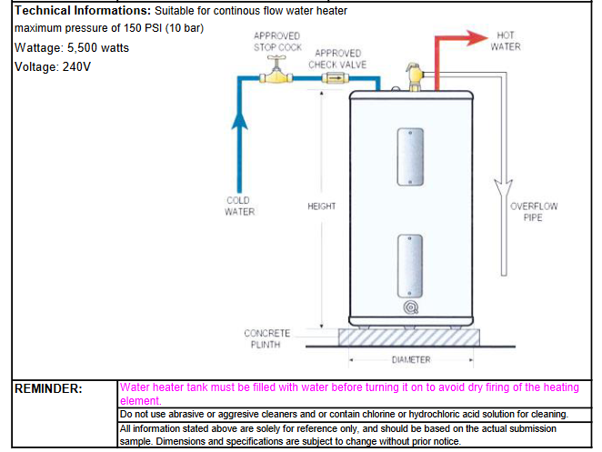 Rheem Storage Water Heater 82V120-2